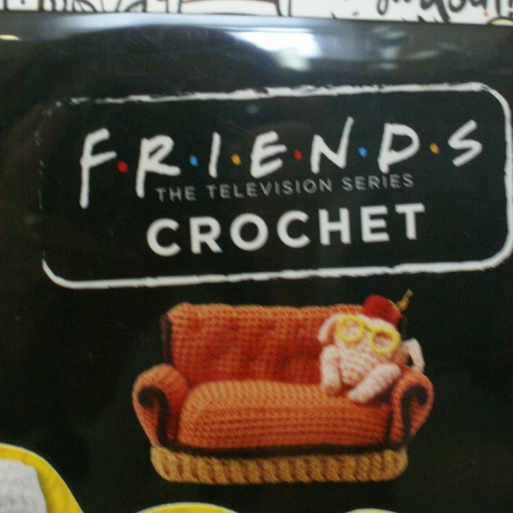 Friends Crochet Kit New In Box Couch Turkey Instructions All Supplies